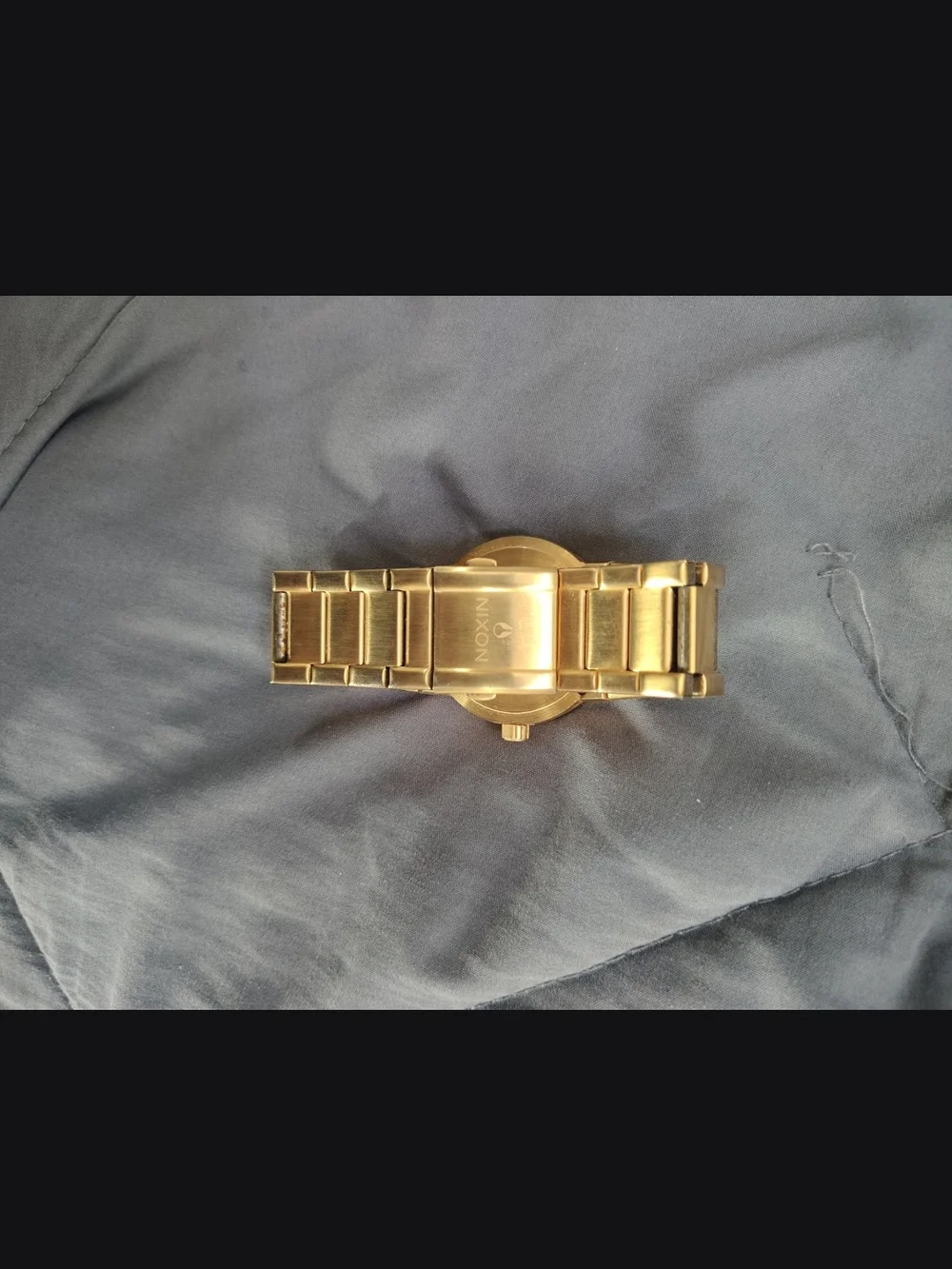 Nixon Gold-Tone Stainless Steel Bracelet Watch